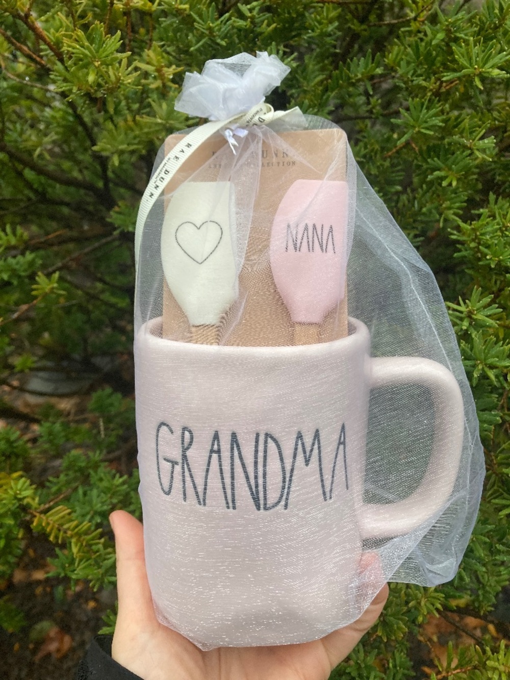 Rae Dunn Grandma Gift Set (Mug and Baking Utensils) NWT